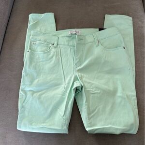 Express Jean legging light green sz 10